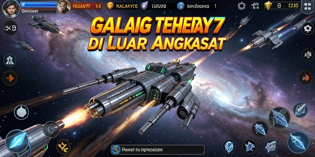 Tampilan gameplay GALAXY77 yang menegangkan dan memukau.