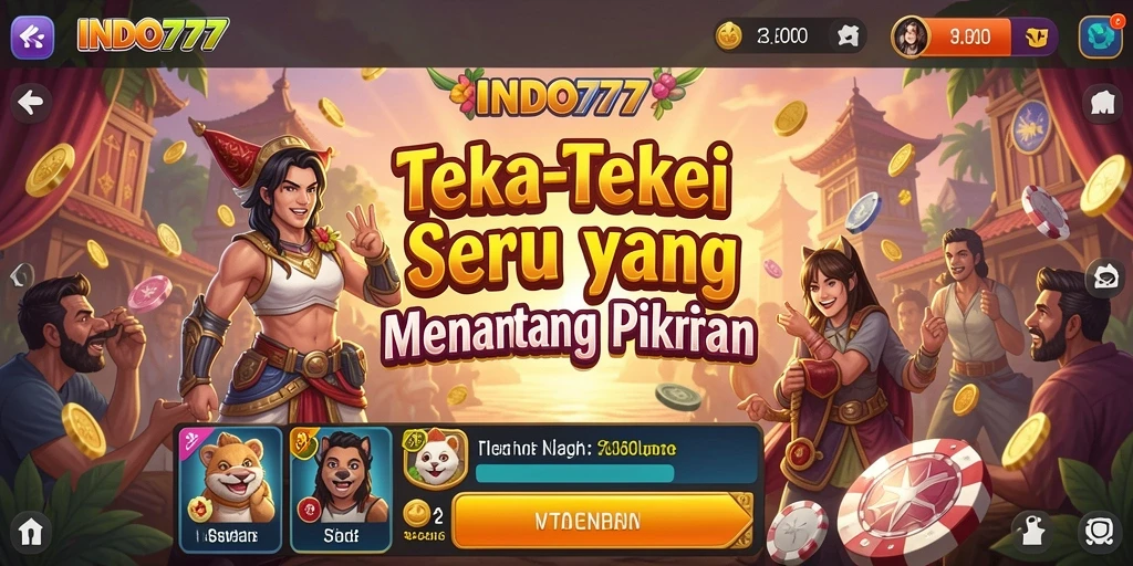 Tampilan gameplay INDO777 yang seru dan penuh tantangan puzzle.
