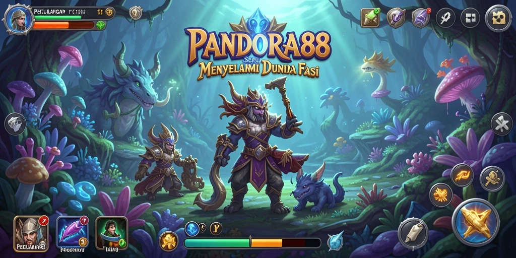 Tampilan gameplay PANDORA88 yang menakjubkan di dunia petualangan.