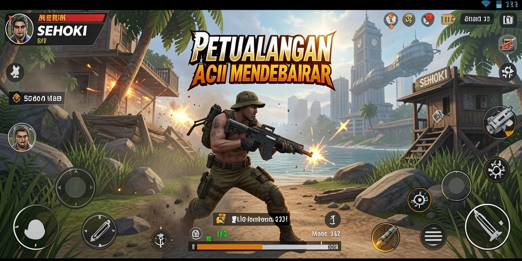 Tampilan aksi intens di gameplay SEHOKI.