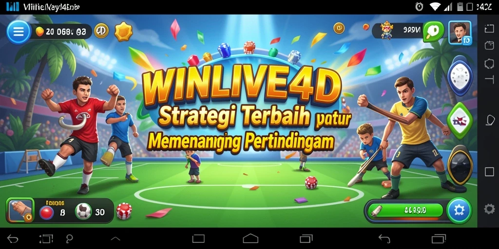 Screenshot gameplay WINLIVE4D menampilkan aksi strategi yang mendebarkan.